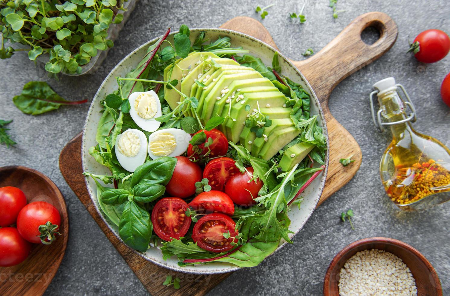 frisse zomersalade foto