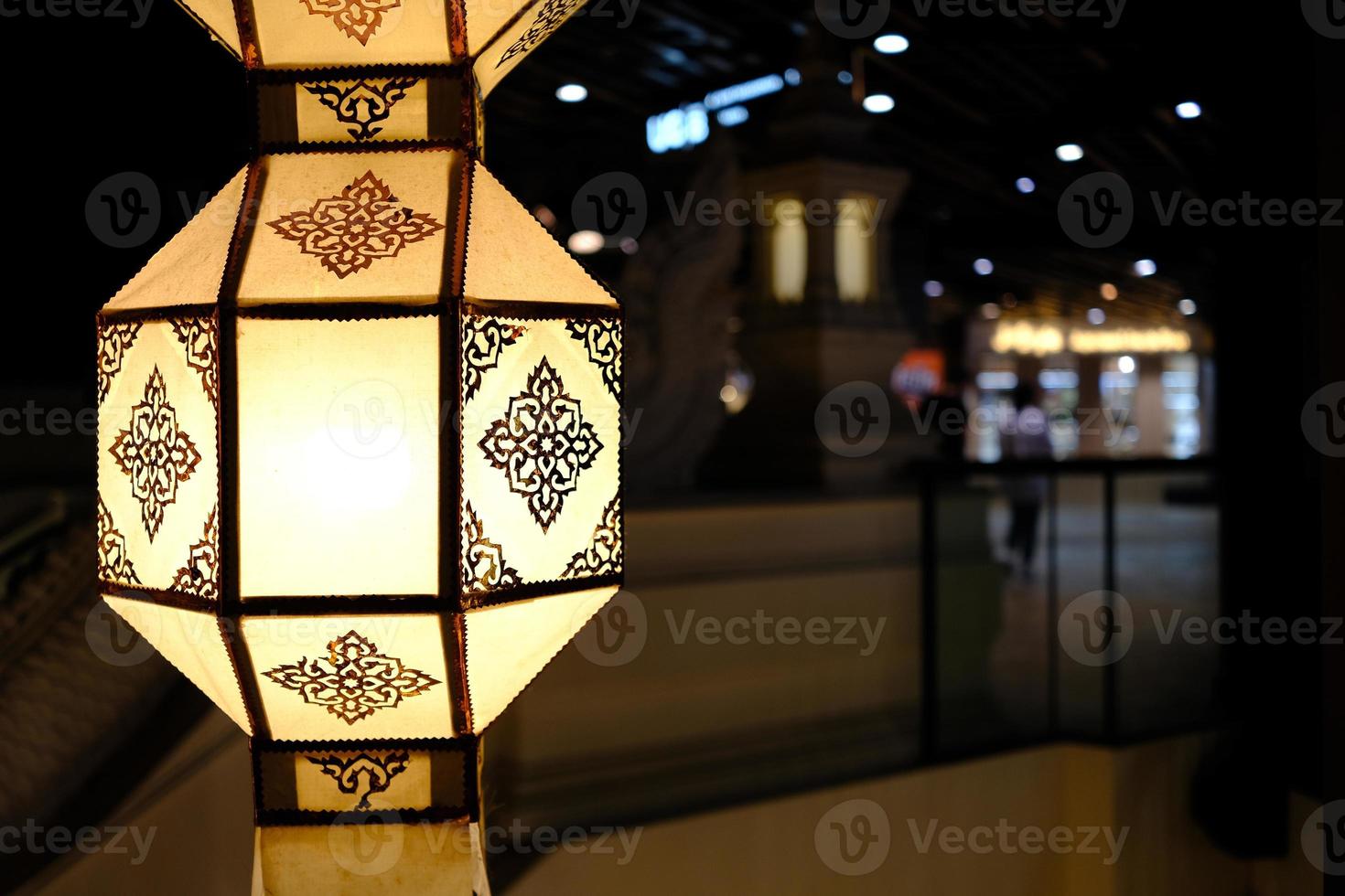 wijnoogst lamp in Thais stijl. foto