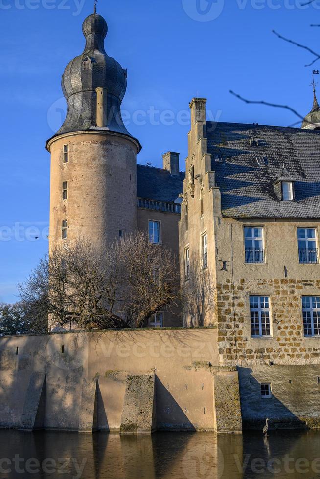 herfst Bij een kasteel in Westfalen foto