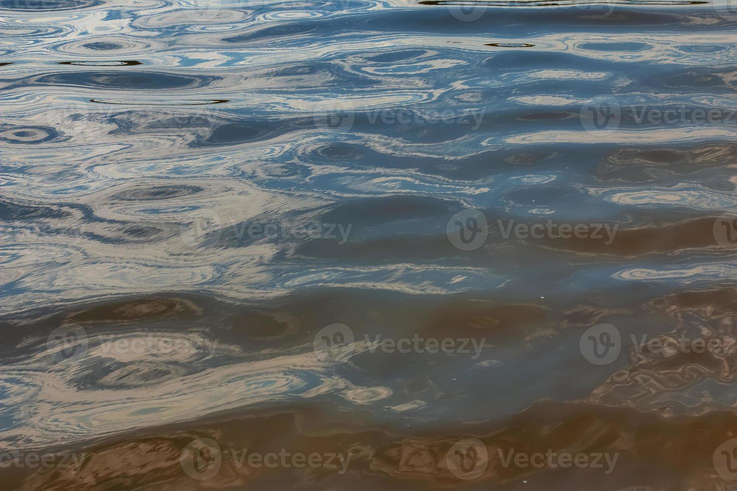 water rimpeling structuur achtergrond. golvend water oppervlakte gedurende zonsondergang, gouden licht reflecterend in de water. foto