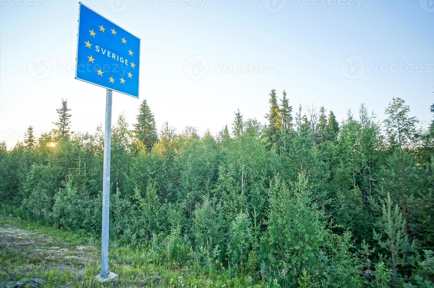 landschap in Zweden, Europa foto