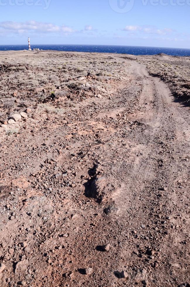 landschap Aan de kanarie eilanden foto