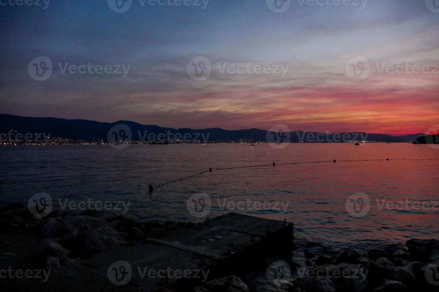 de adriatisch zee in Kroatië foto