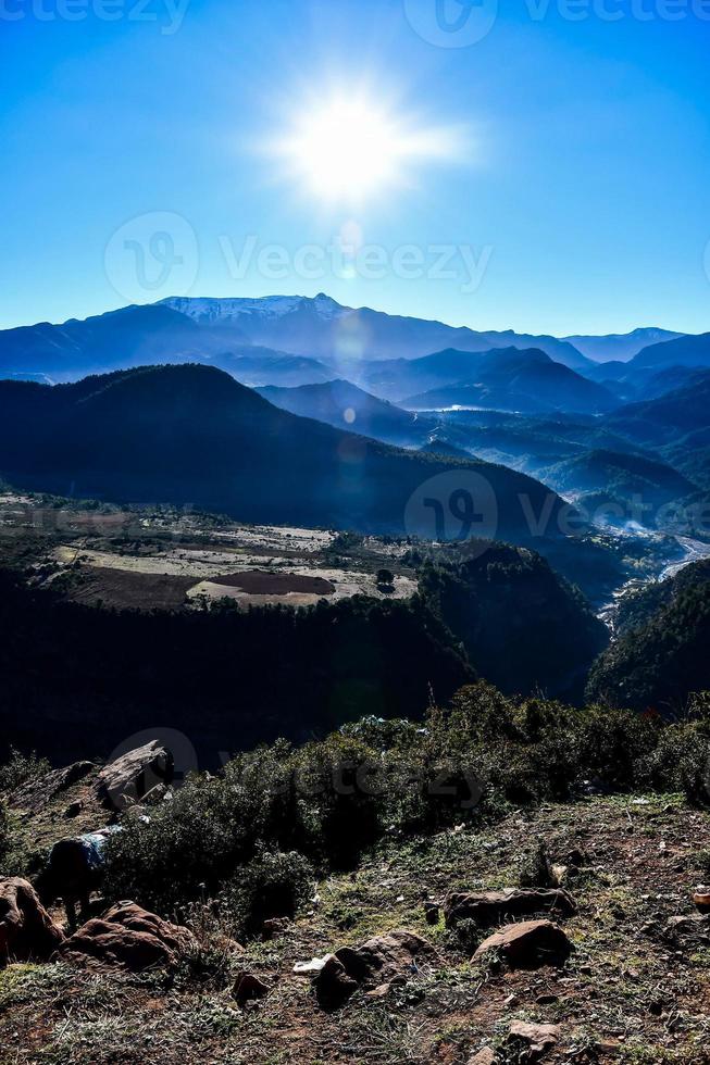 landschap in Marokko foto