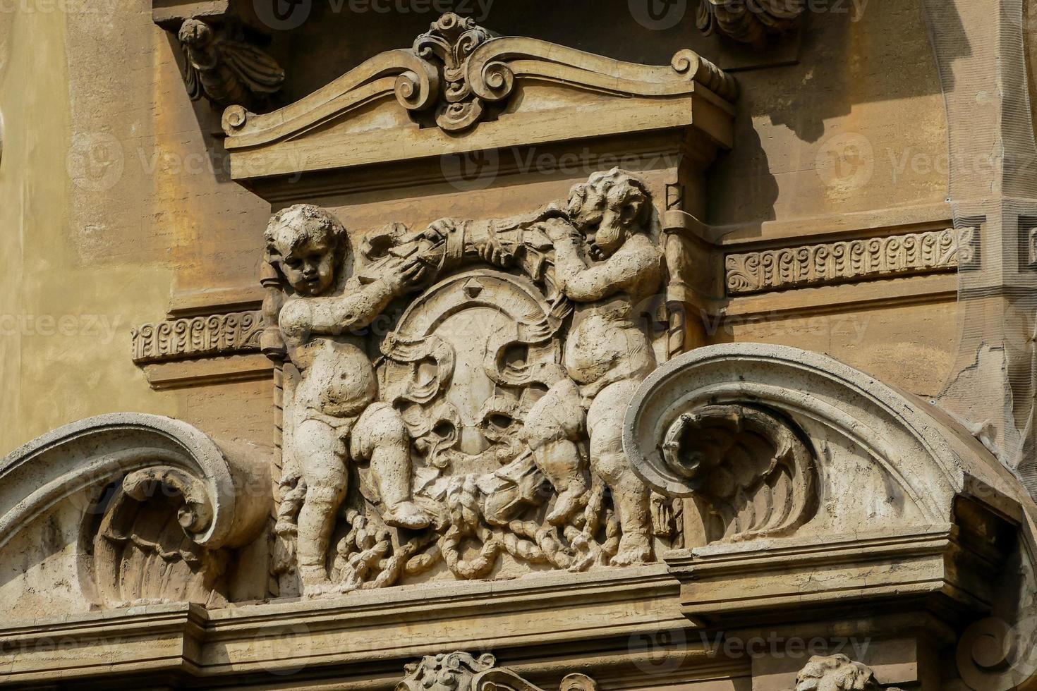 Romeins facade detail foto