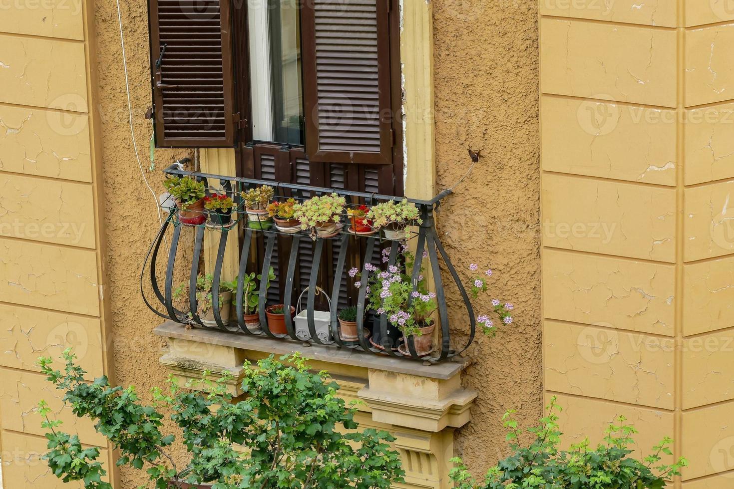 balkon van een gebouw foto