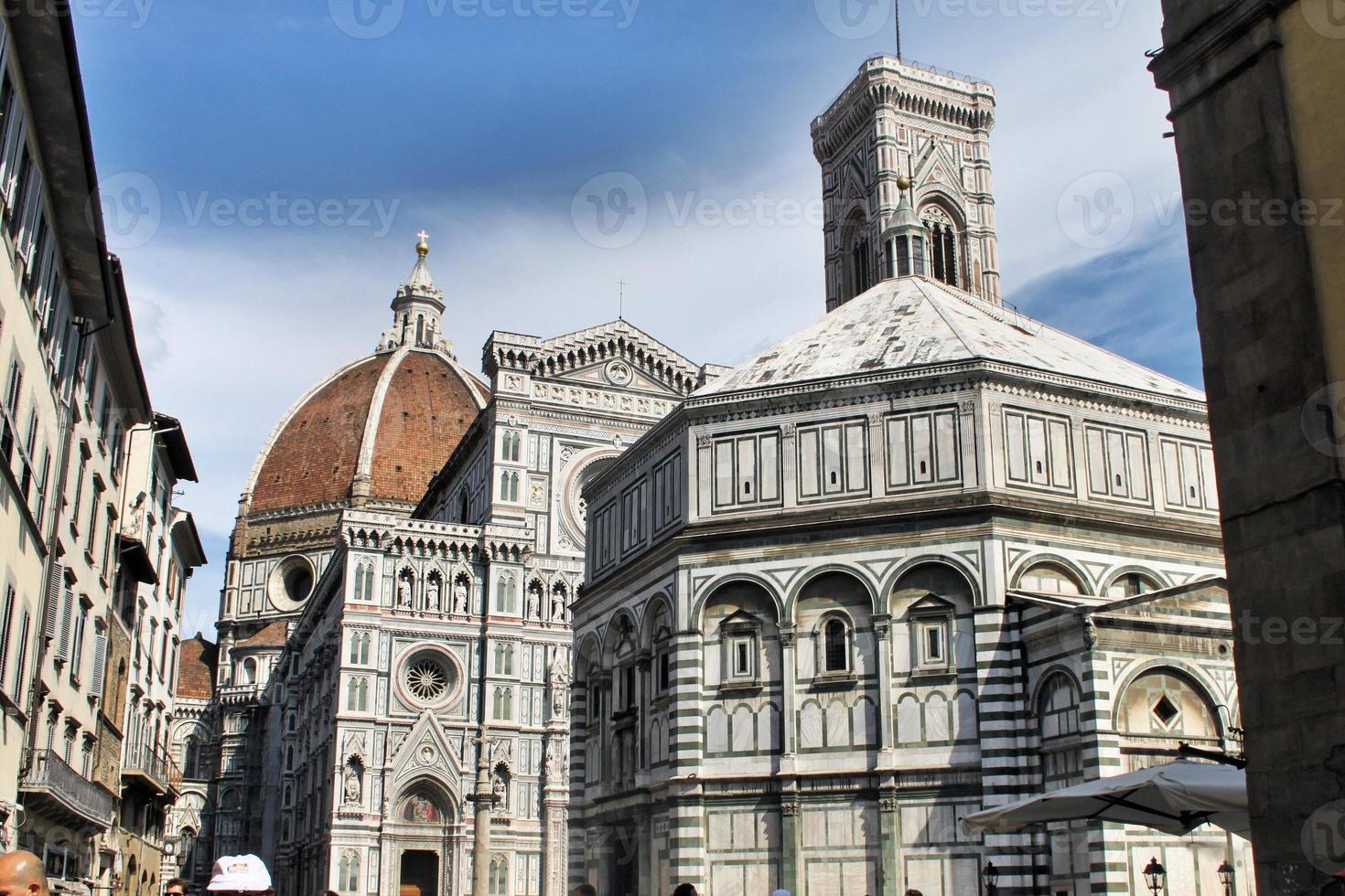 een visie van Florence in Italië foto