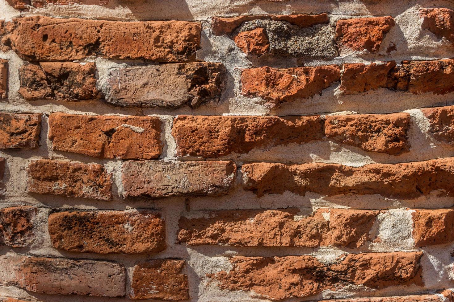 bruine bakstenen muur foto