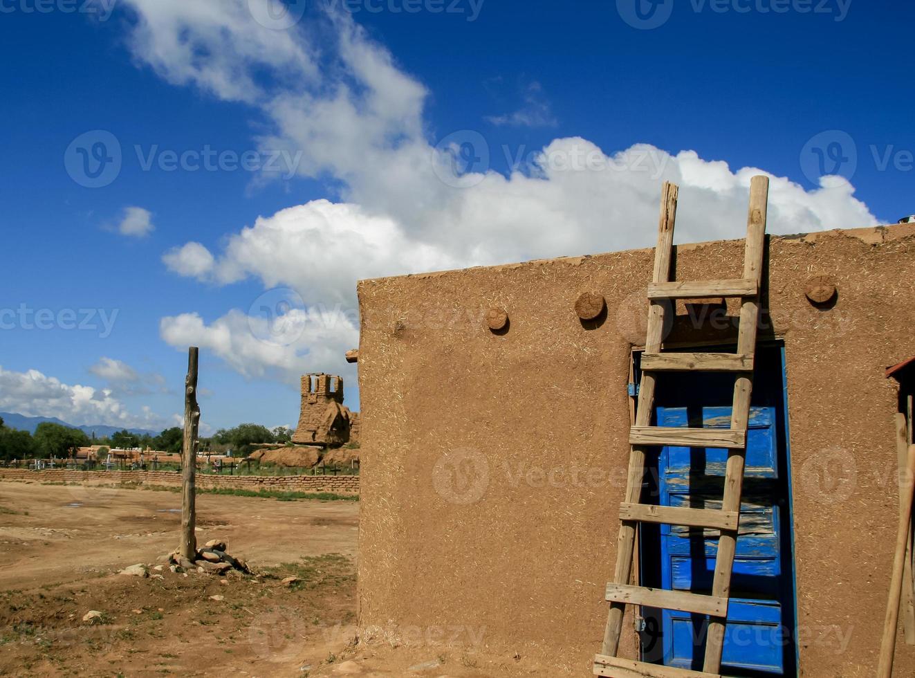 taos pueblo in nieuw Mexico, Verenigde Staten van Amerika foto