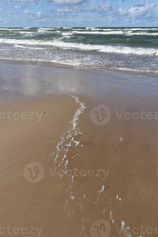 patronen in de strand zand foto