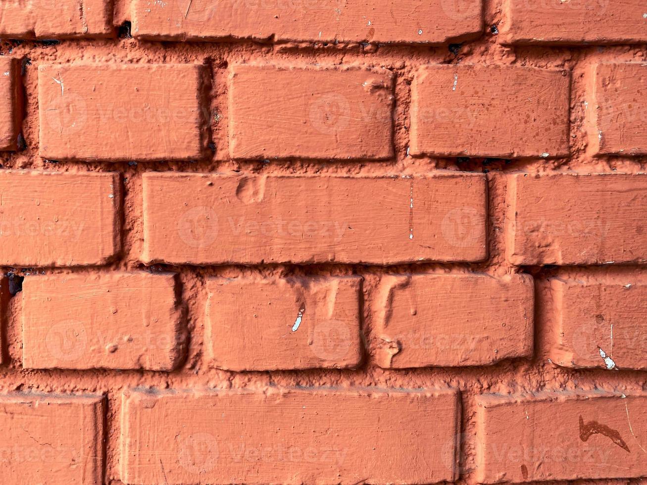 Marty Fielding solidariteit reactie metselwerk, structuur van beton geschilderd in roodachtig rood verf.  vlokkig materiaal. retro structuur van oud materialen. rood steen,  metselwerk muur 15043755 Stockfoto