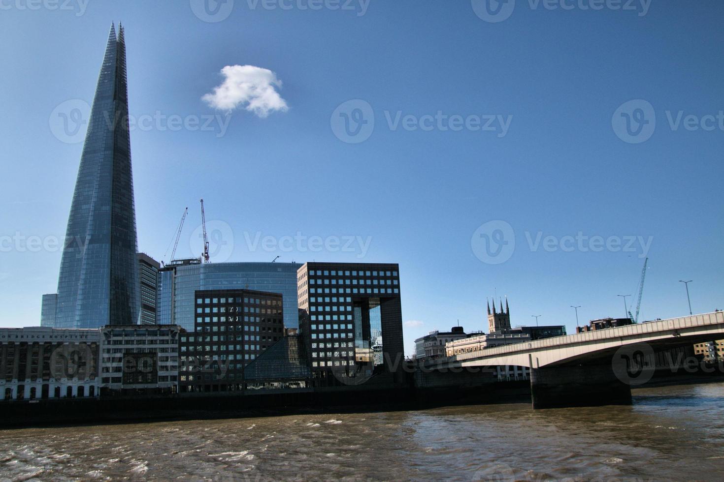 een visie van de rivier- Theems in de buurt Westminster foto