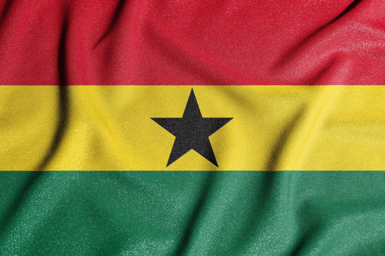 nationaal vlag van de Ghana. de hoofd symbool van een onafhankelijk land. foto