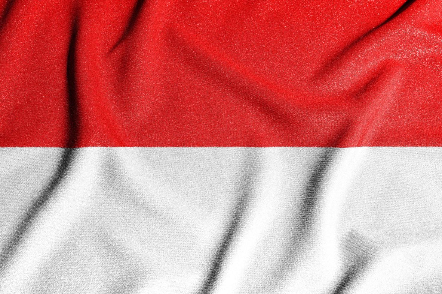 nationaal vlag van de Indonesië. de hoofd symbool van een onafhankelijk land. vlag van Indonesië. foto