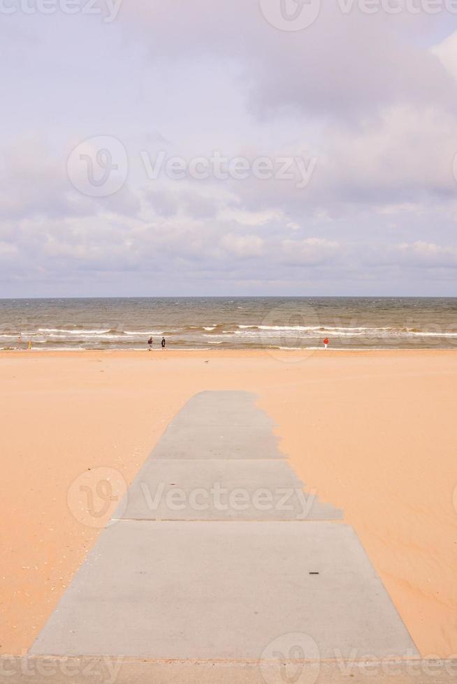 prachtig uitzicht op het strand foto