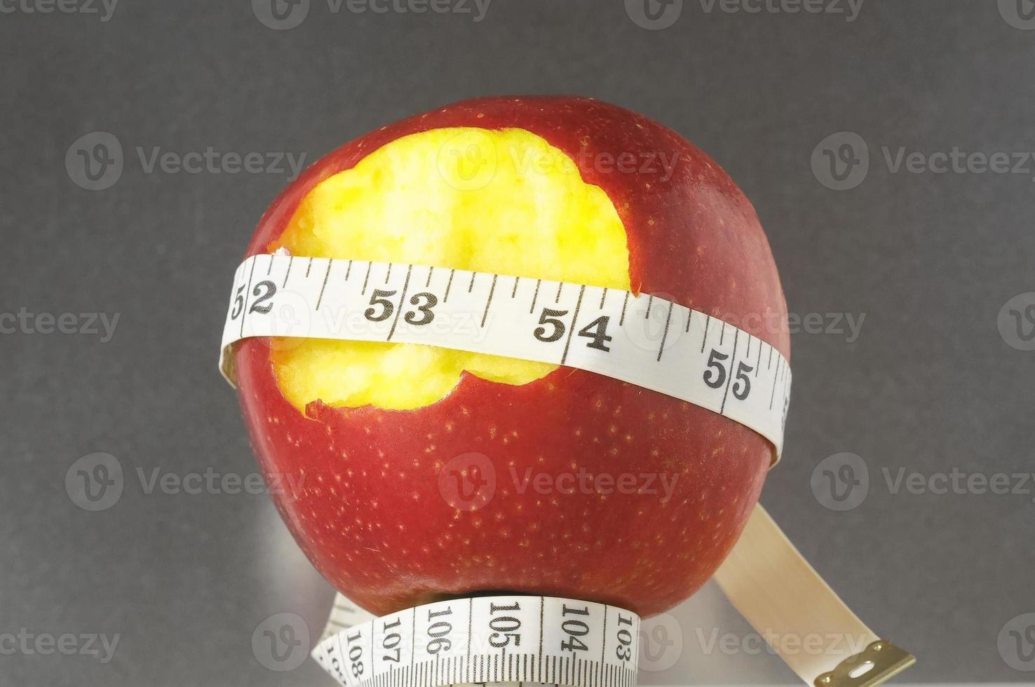 appel met meten plakband foto