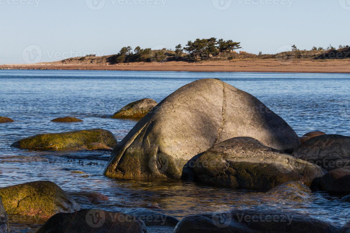 voorjaar landschappen Aan de eiland van hiiumaa foto