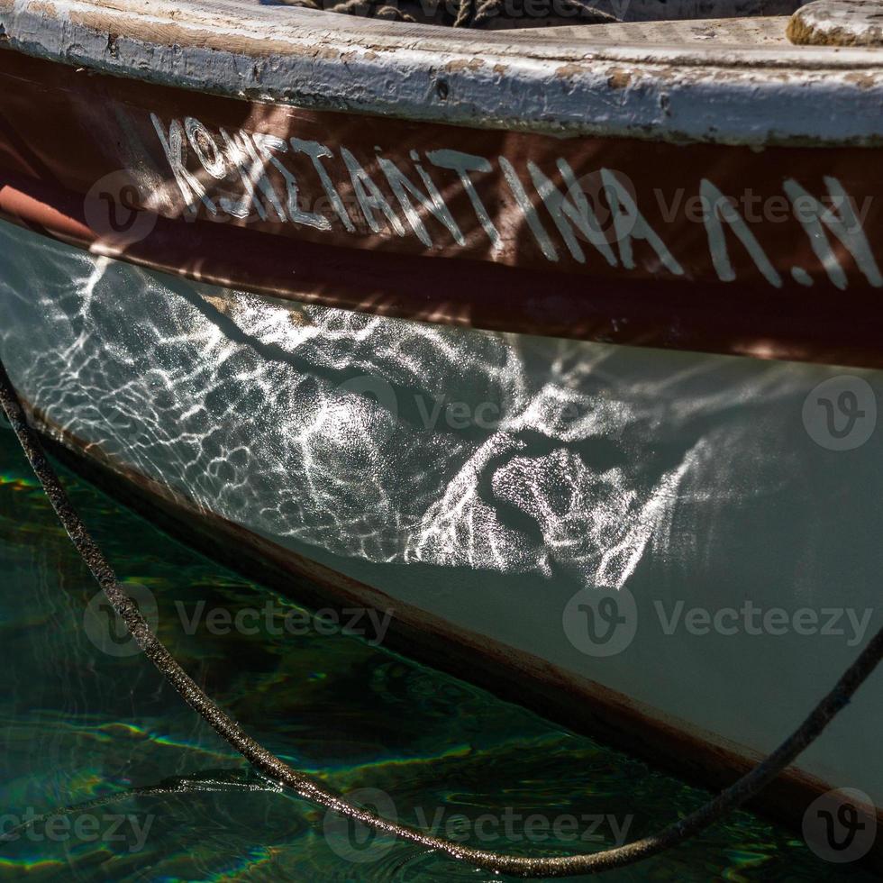 traditioneel visser boten van Griekenland foto