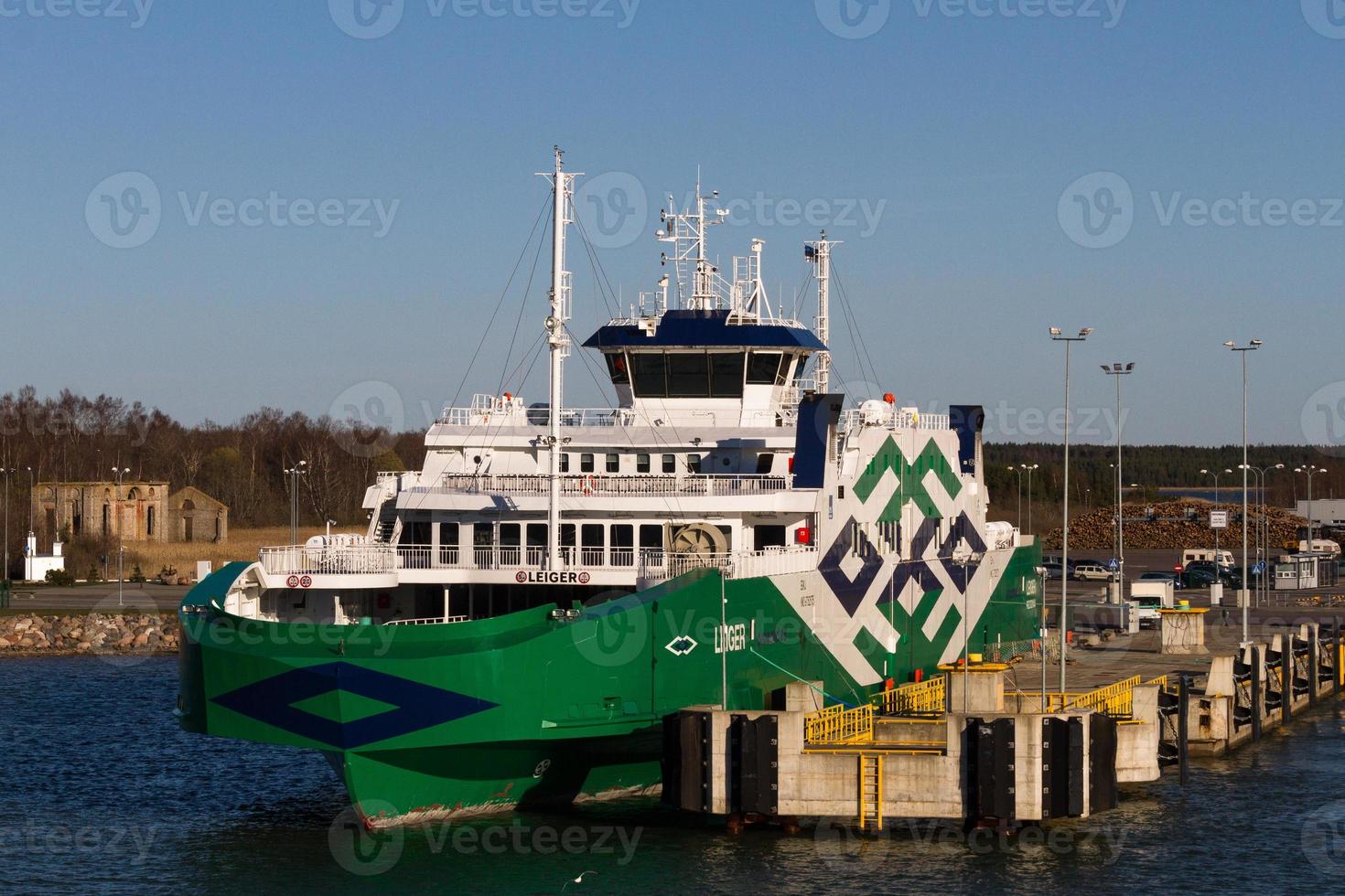 voorjaar landschappen Aan de eiland van hiiumaa foto