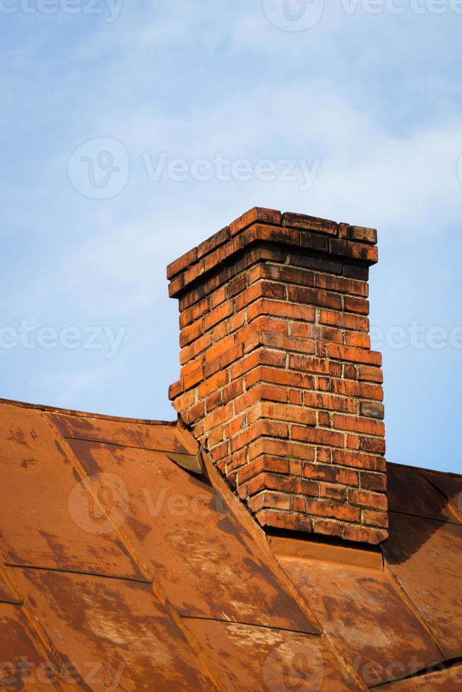 een klein stad- in Letland foto