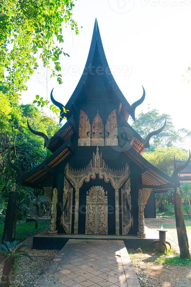 baan dam museum of zwart huis, een van de beroemd plaats en mijlpaal in Chiang rai foto