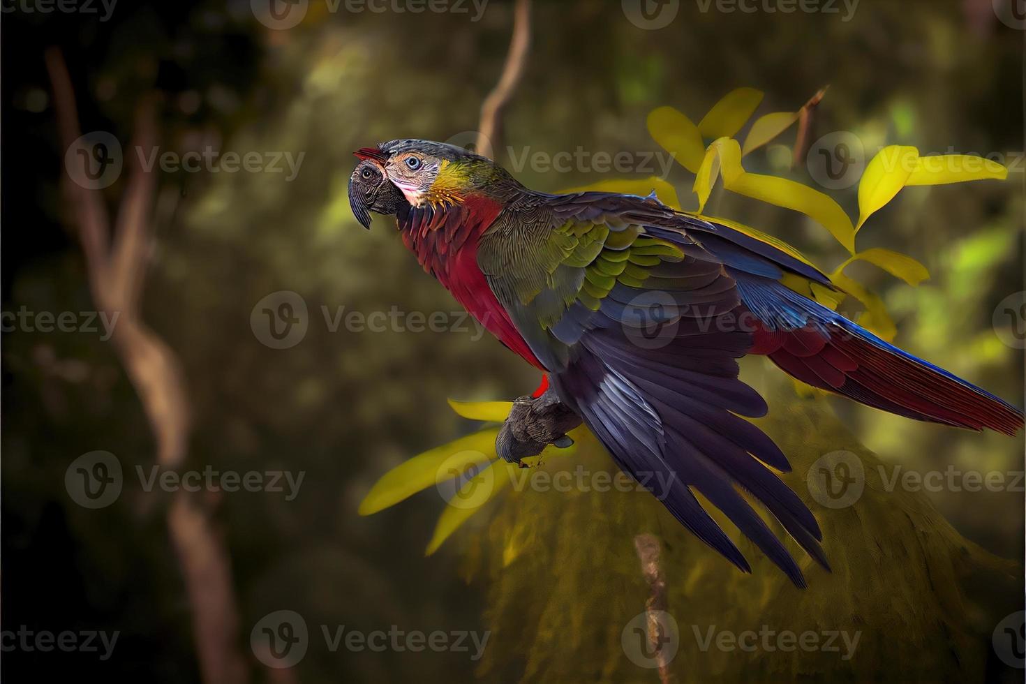 vogel van zuiden Amerika in de natuur leefgebied foto