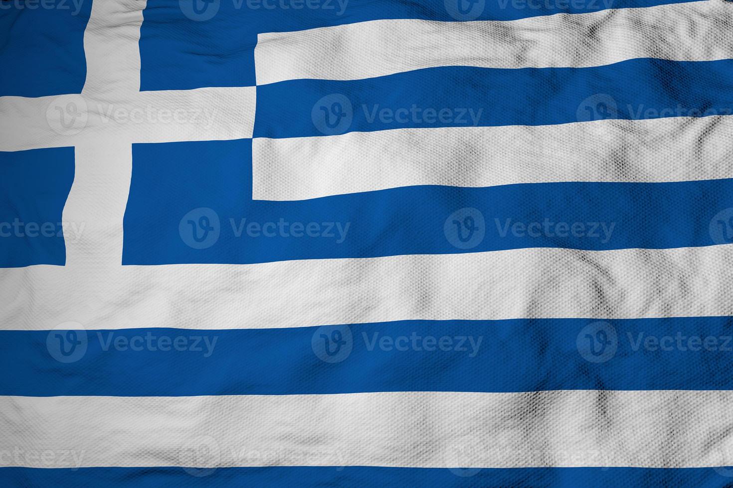 Grieks vlag in 3d renderen foto