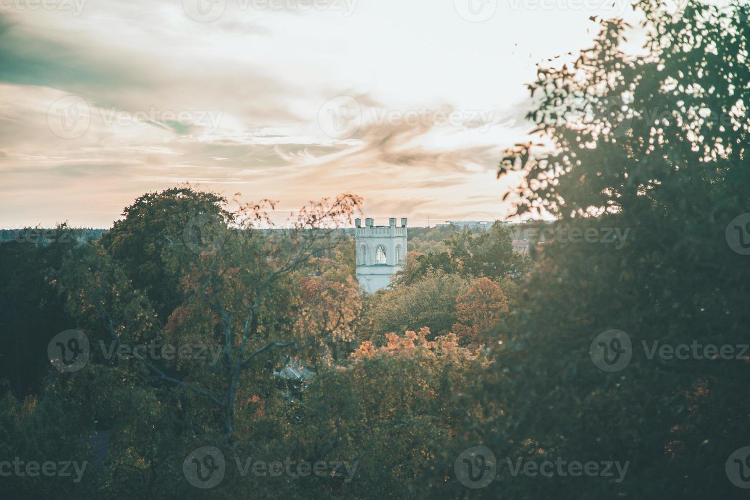 keer bekeken van uppsala, Zweden in de vallen foto