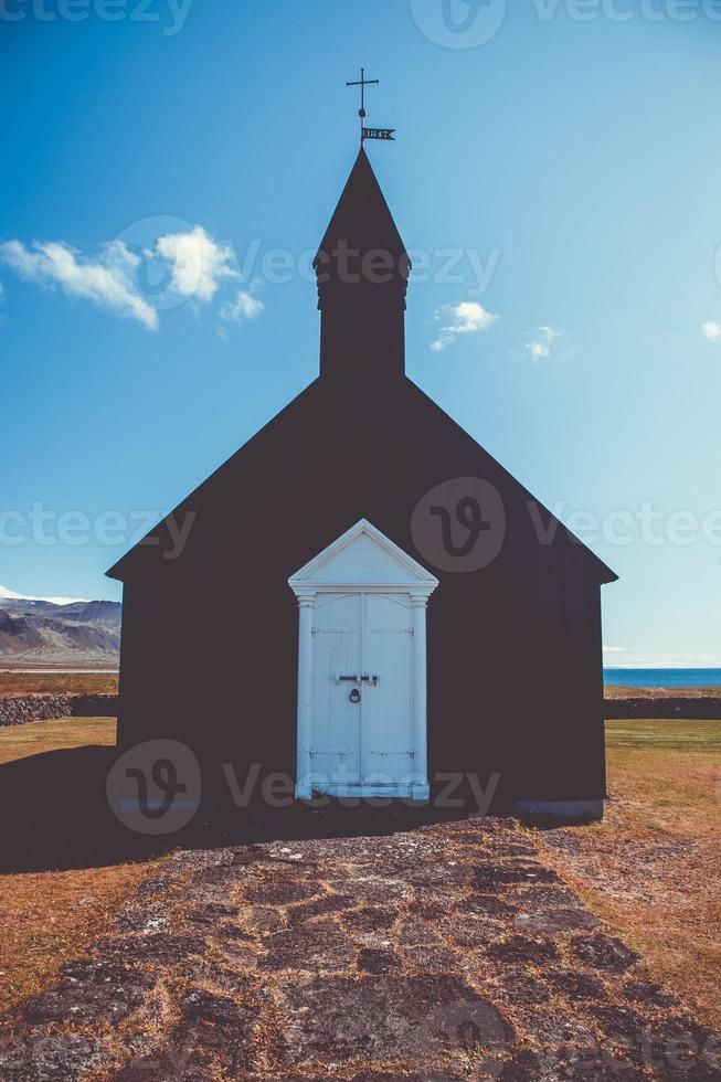 boeddha kerk in de snaaiheid schiereiland in IJsland foto