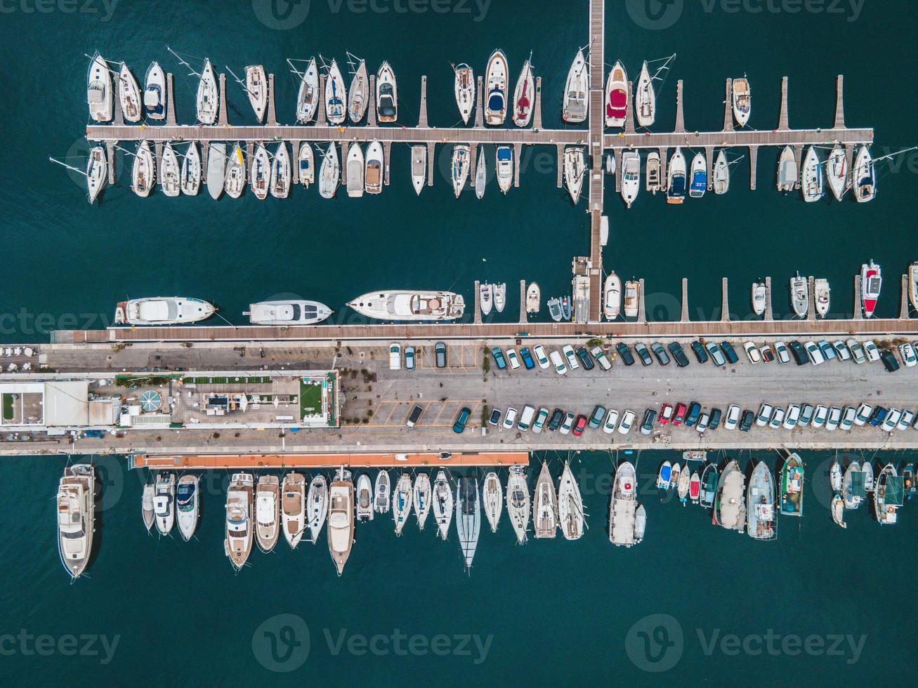 antenne fotografie keer bekeken van in de omgeving van Triëst, Italië foto