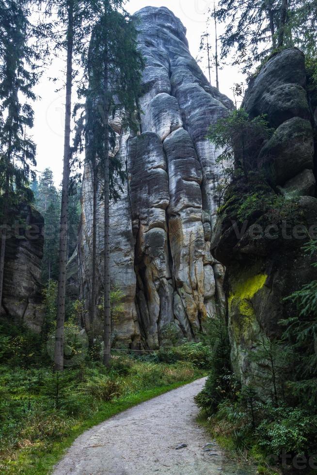 herfst- landschappen van adrspach foto