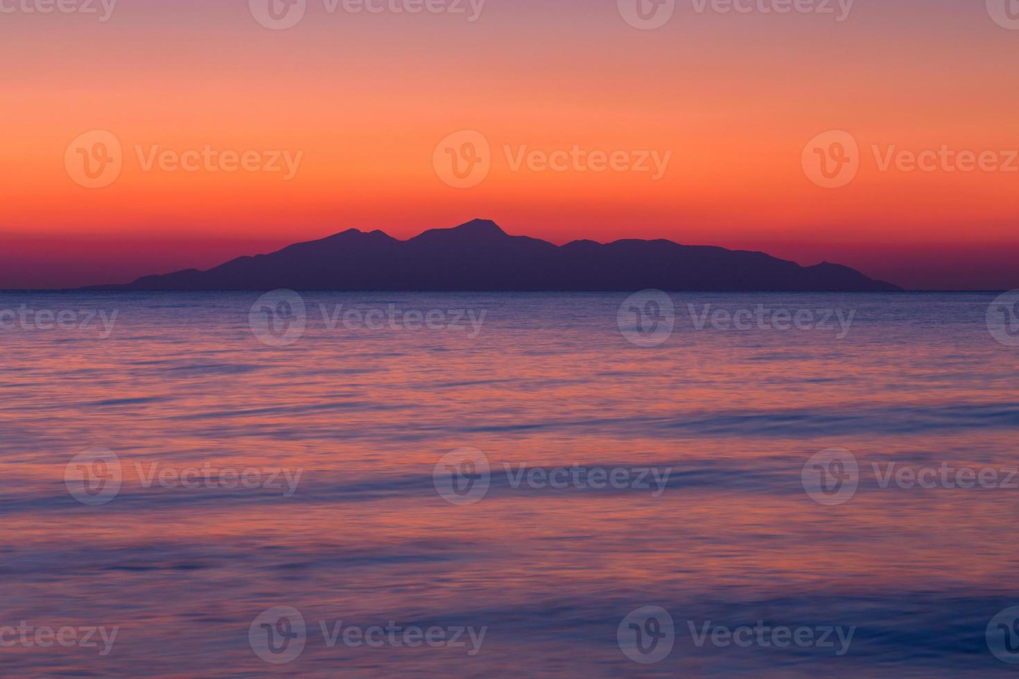 landschappen van de eiland van Santorini foto