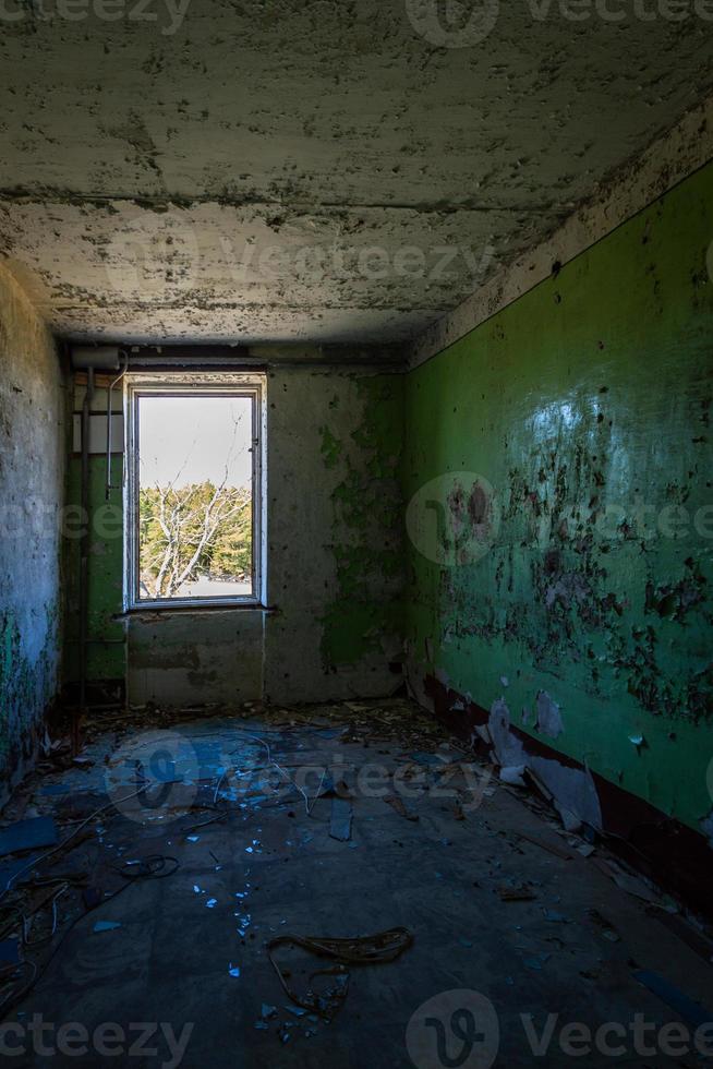 interieur van een verlaten huis foto