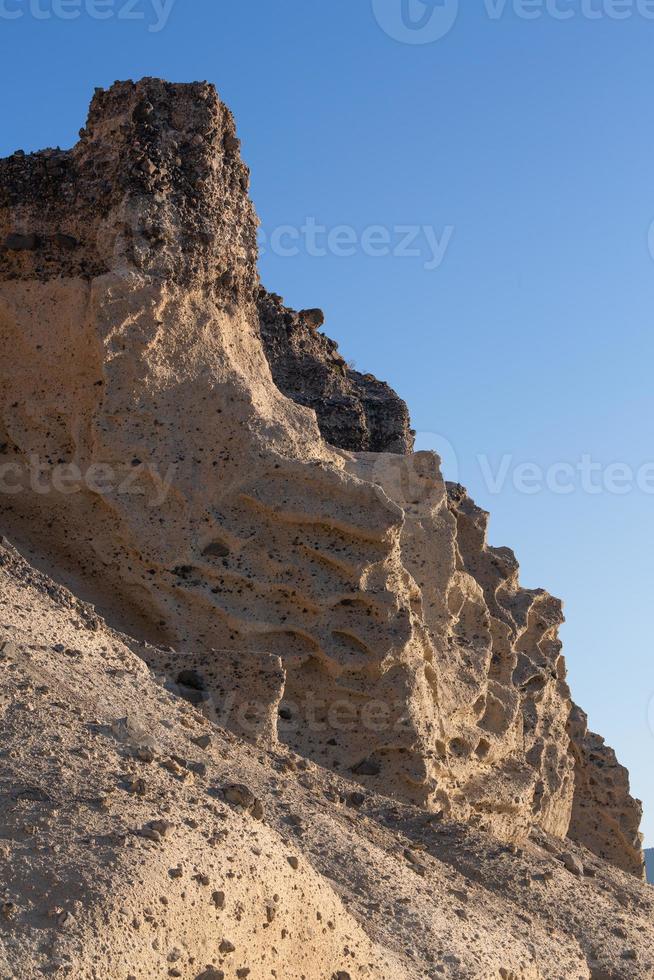 landschappen van de eiland van Santorini foto