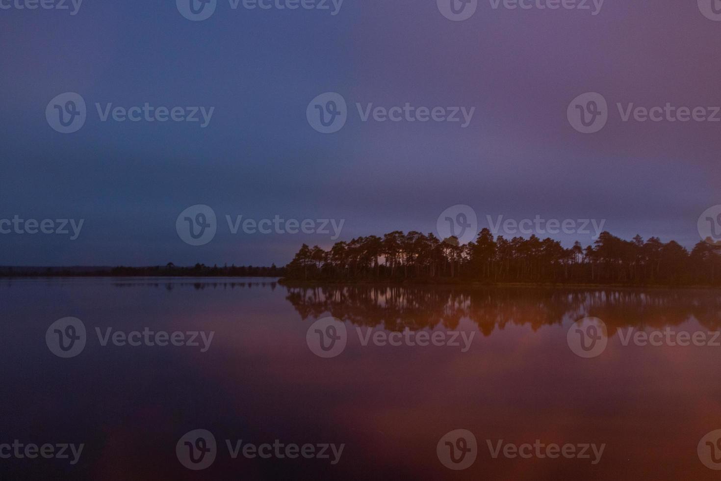 nacht landschappen in de Open lucht foto