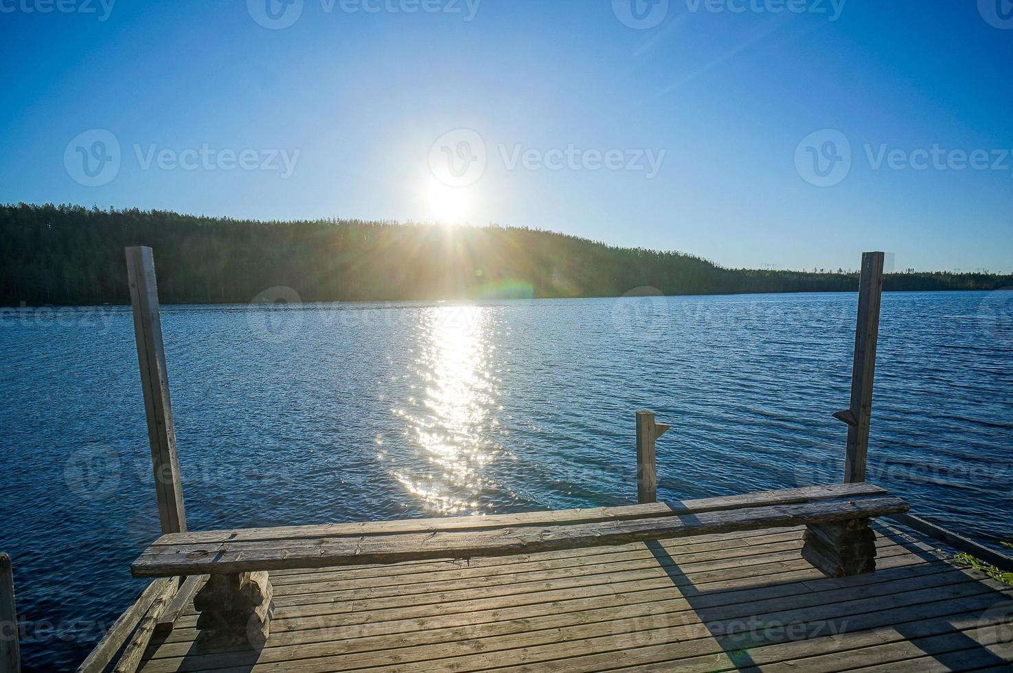 landschap in Zweden, Europa foto