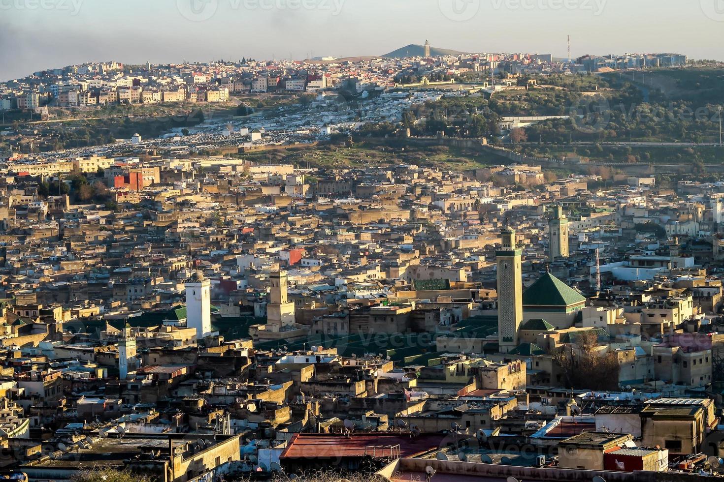 visie van marrakech, Marokko foto