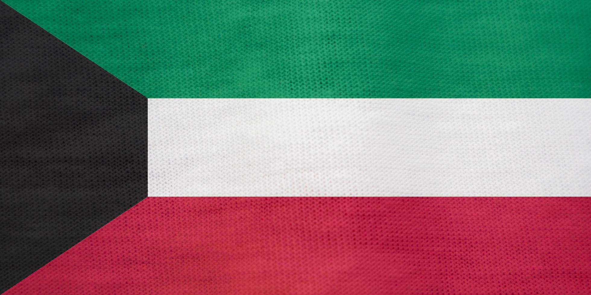 Koeweit vlag structuur net zo de achtergrond foto