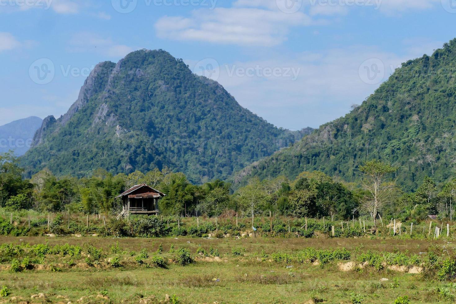 landelijk landschap in oosten- Azië foto