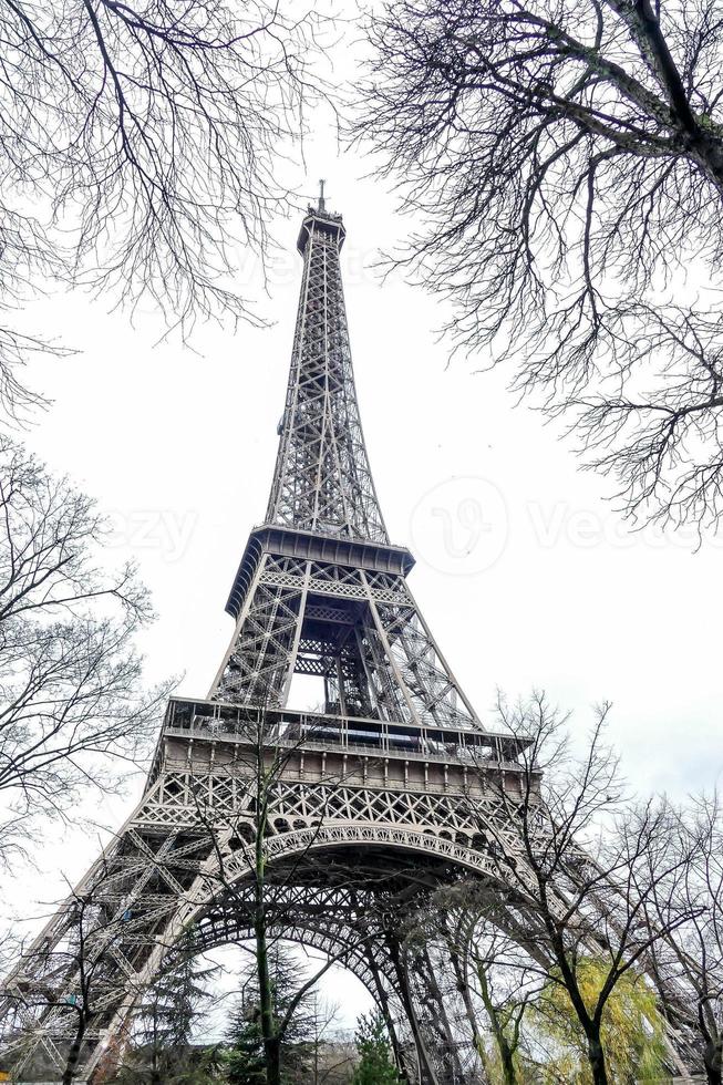 de Eiffeltoren in Parijs, Frankrijk foto