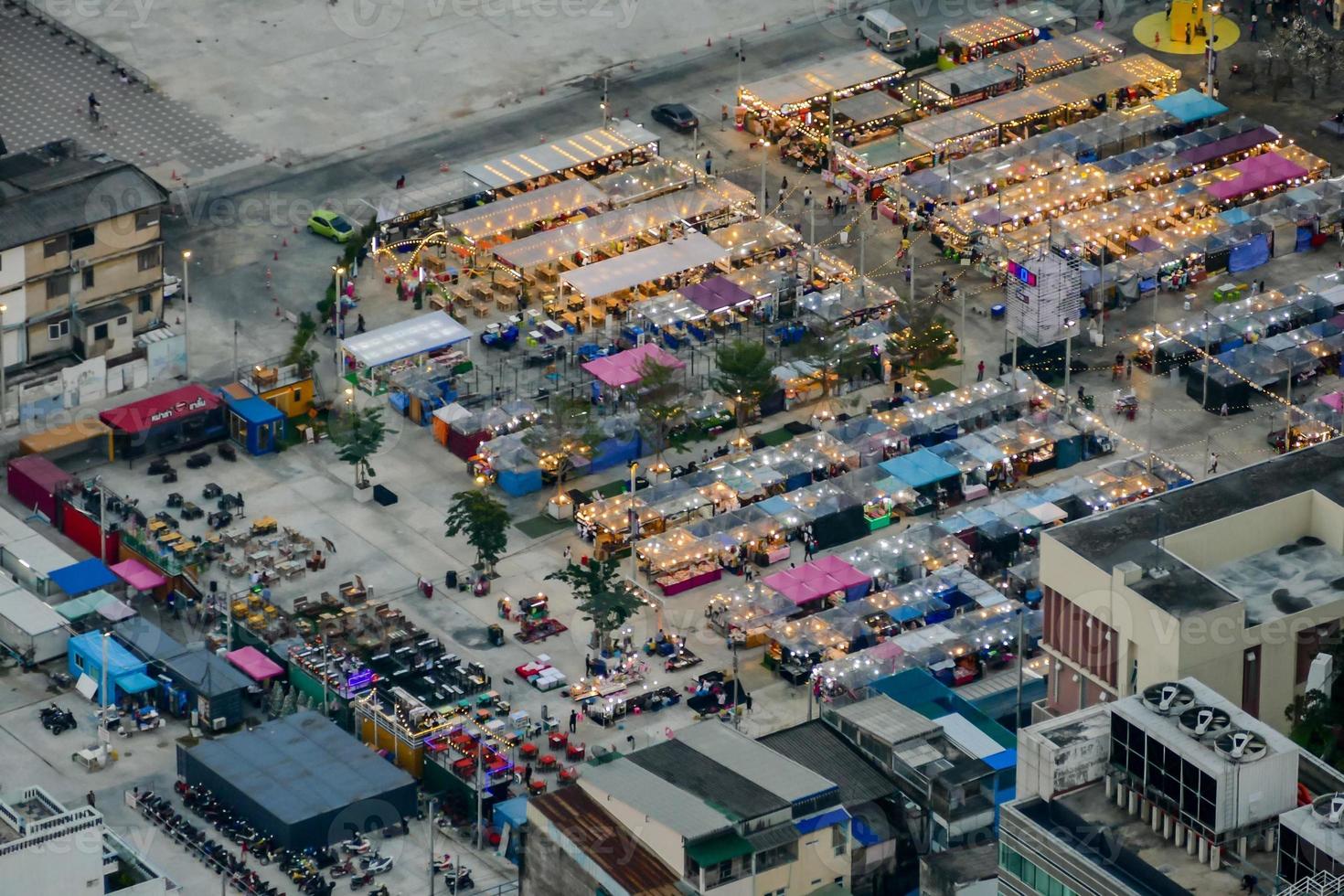 luchtfoto van de stad foto