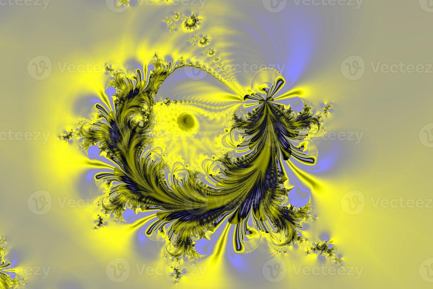 helder decoratief geel blauw patroon, abstract achtergrond, ontwerp foto