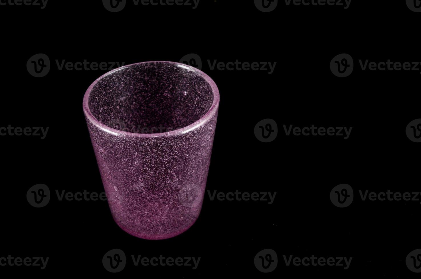 leeg Purper glas foto