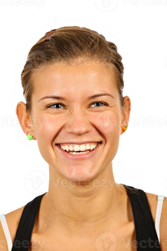 gelukkig vrouw gezicht foto