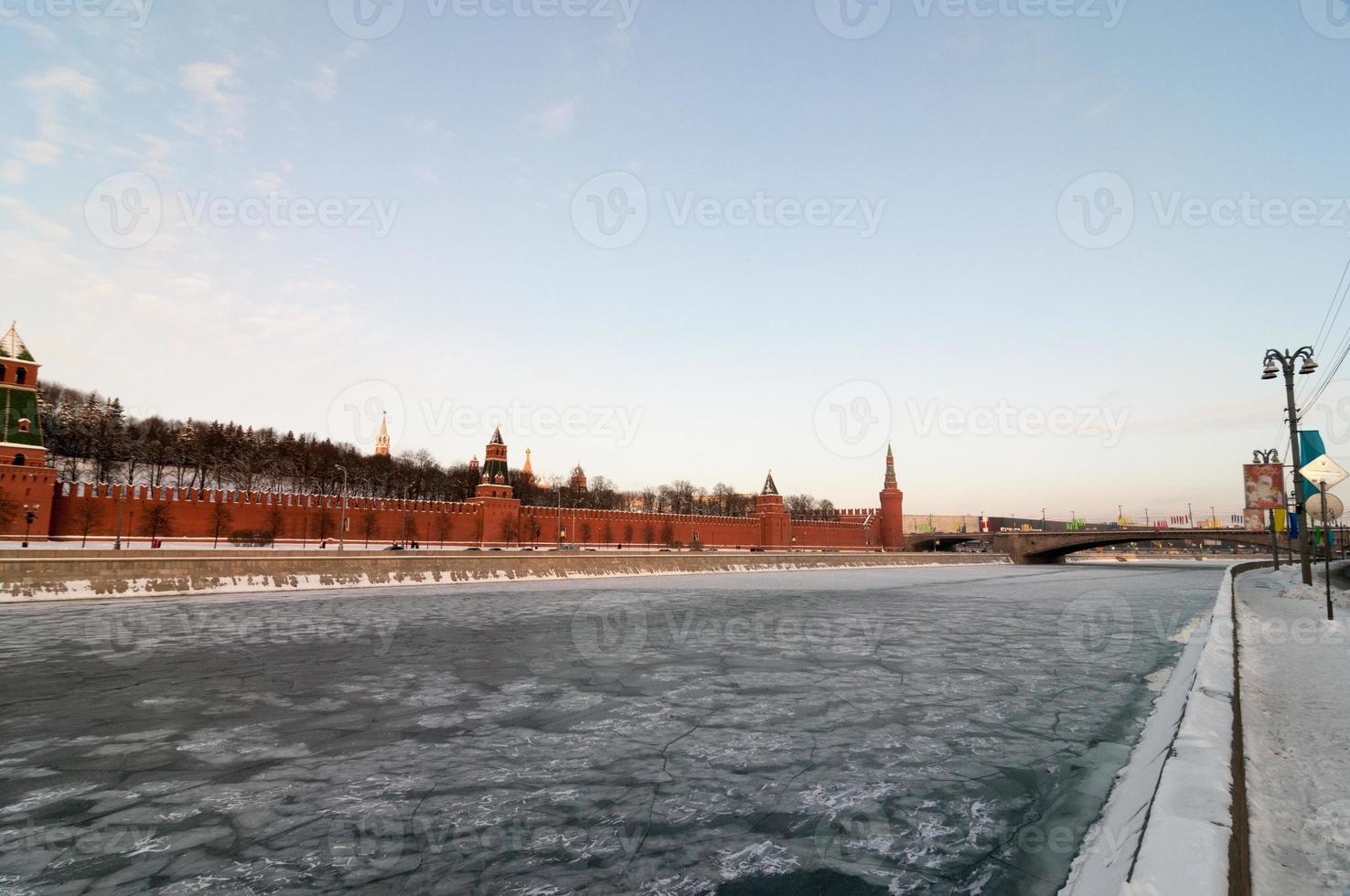het kremlin muur - Moskou, Rusland foto