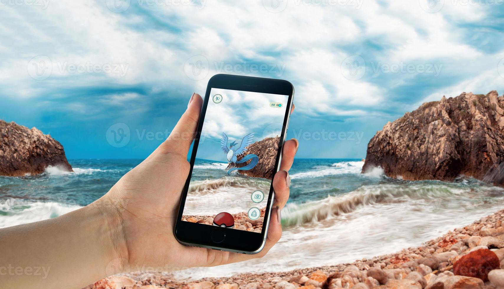 appel iphone 6s met Pokemon Gaan foto