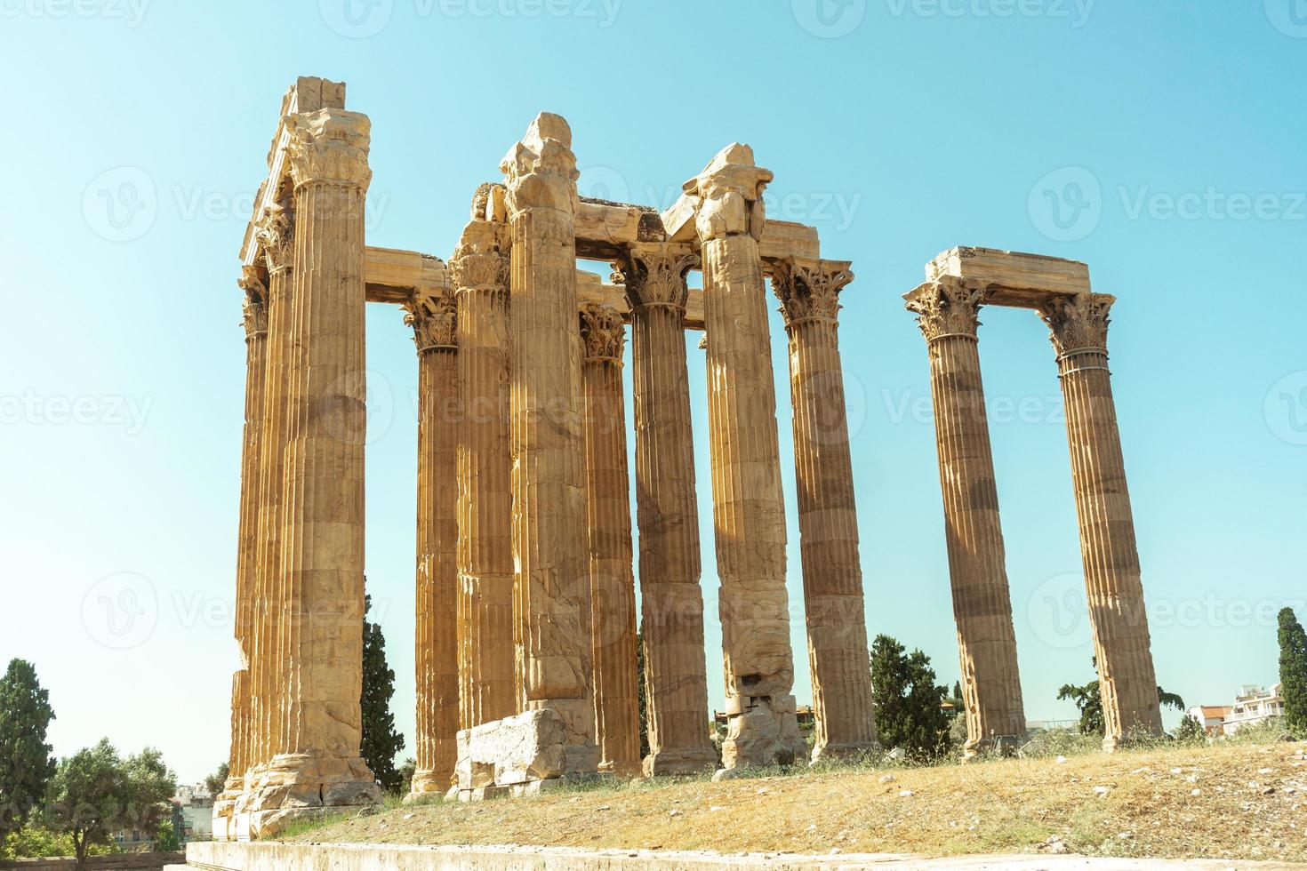 oude Grieks tempel van Zeus foto