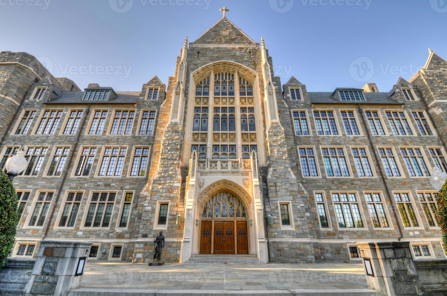 Georgetown Universiteit gebouw in Washington dc - Verenigde staten foto