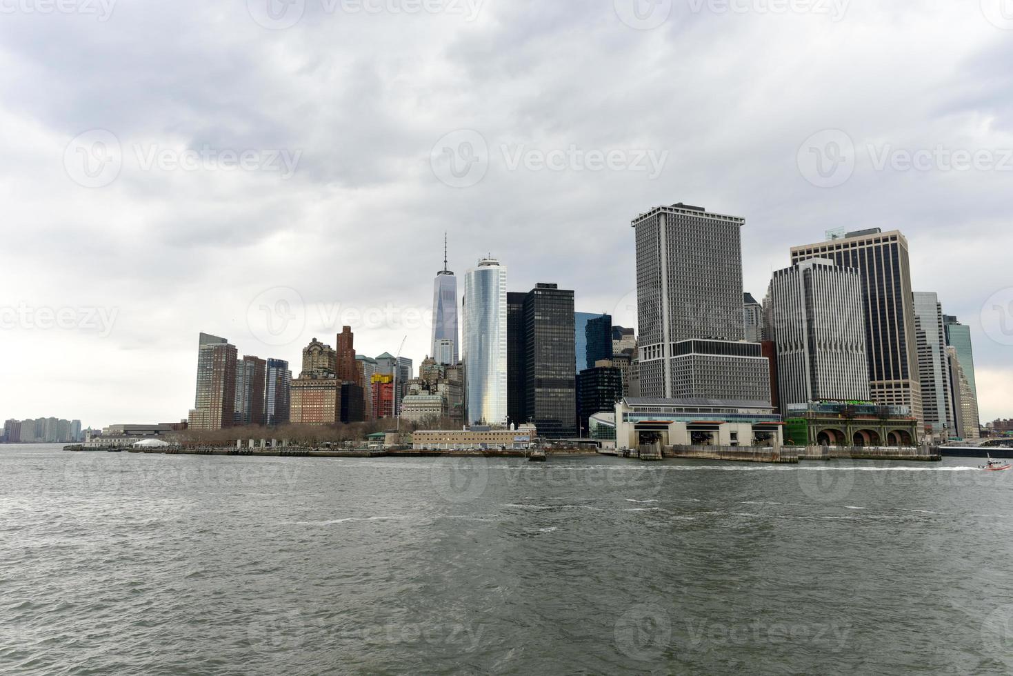 visie van lager Manhattan foto