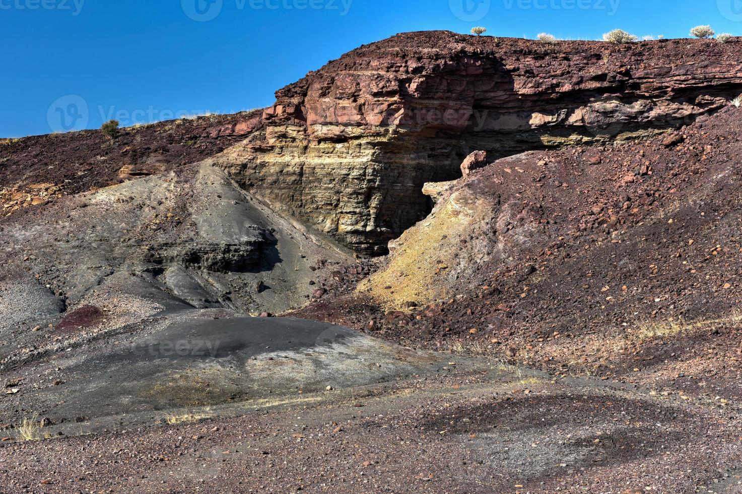 verbrand berg, damaraland, Namibië foto